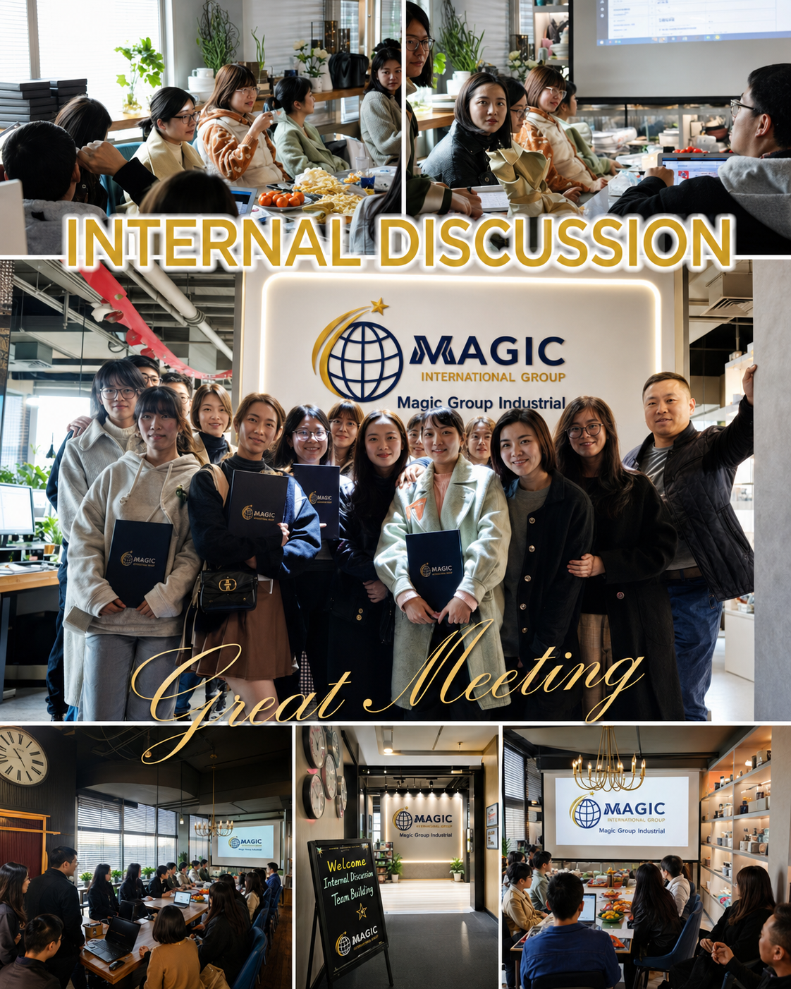 Magic Group Industrial SALE TEAM internal discussion photo